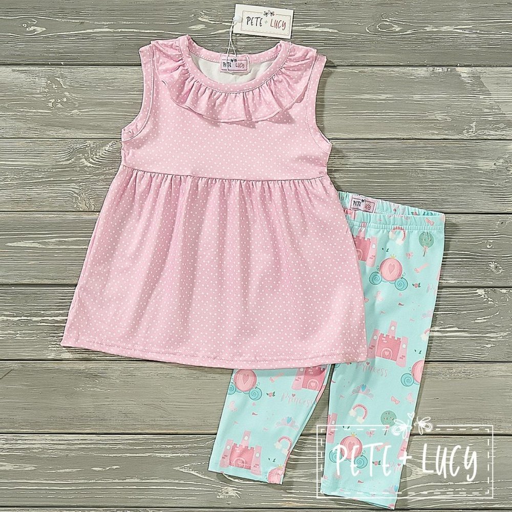 size 6/6X Princess short set